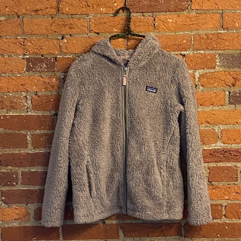 Patagonia Fuzzy Gray Kids Jacket